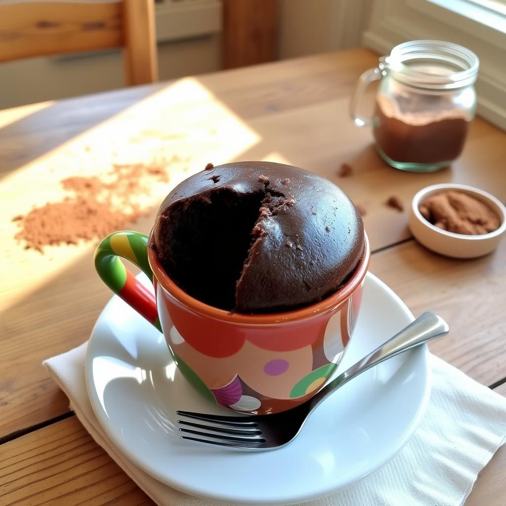 3-Minute Keto Chocolate Mug Cake