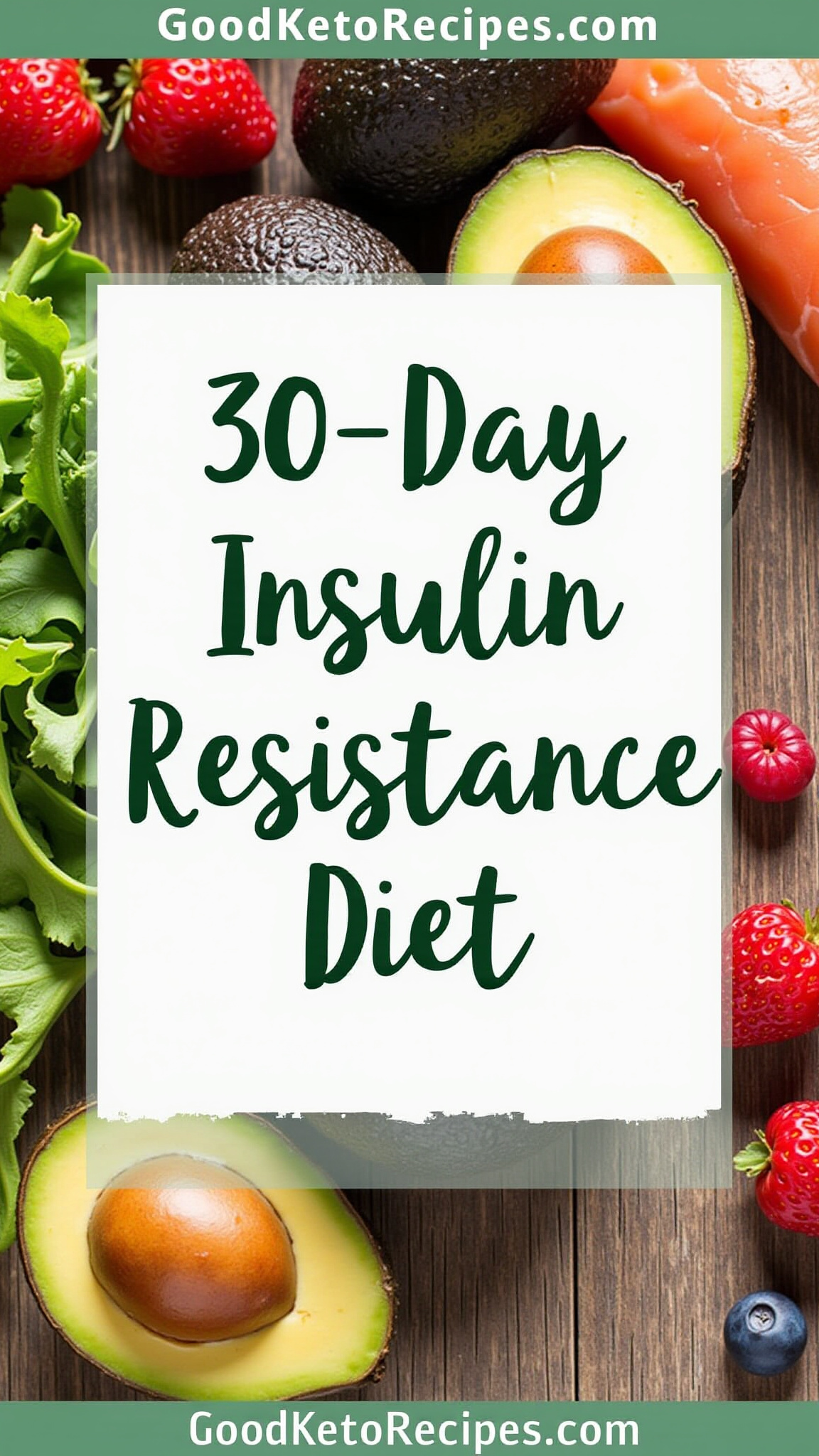 30-day insulin resistance diet pinterest pin