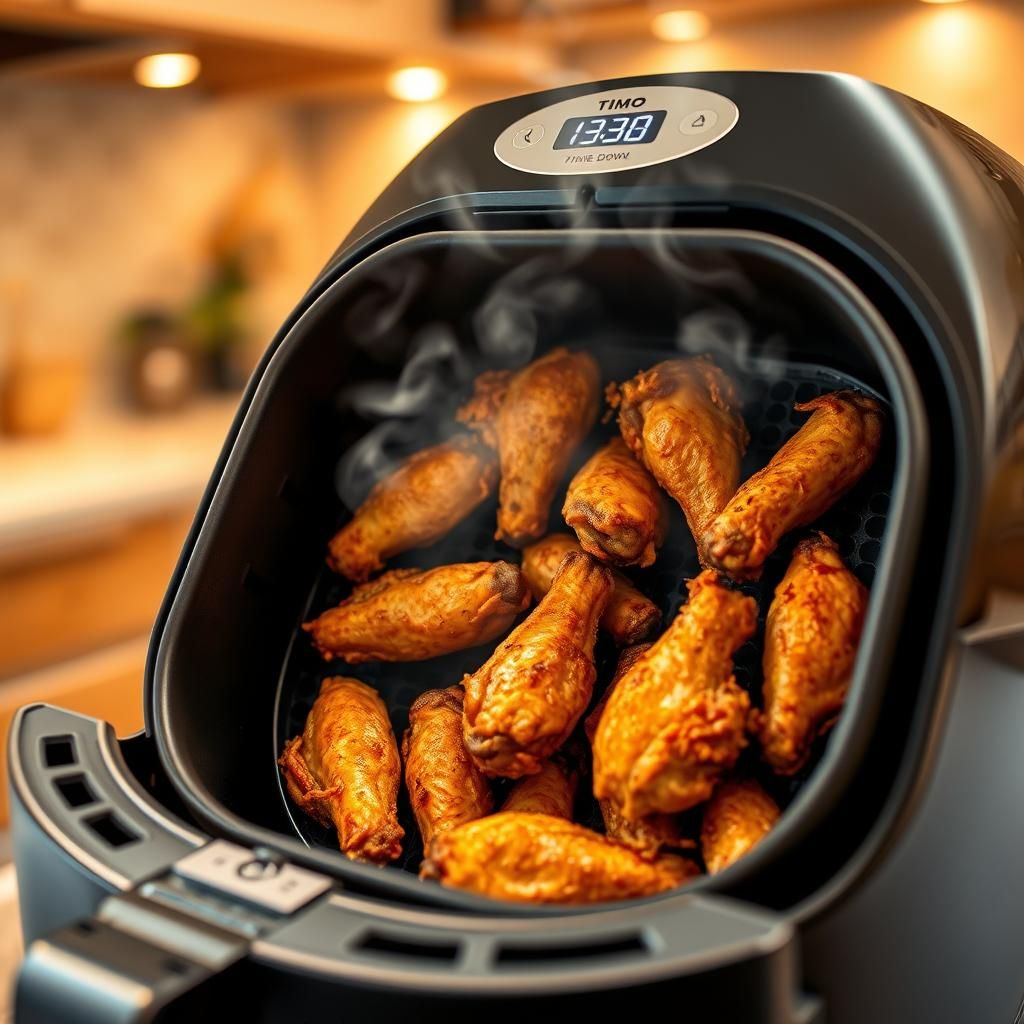 Air Frying the Wings