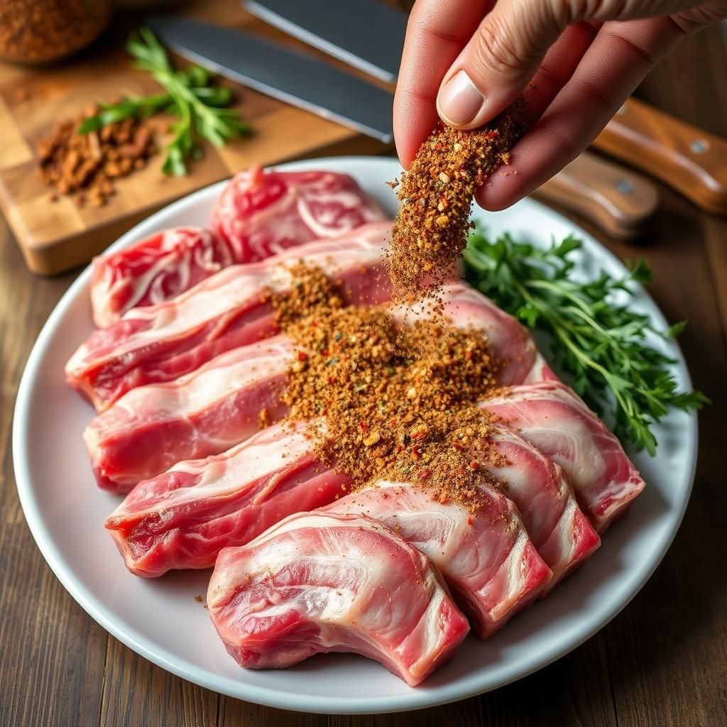 Applying the Dry Rub