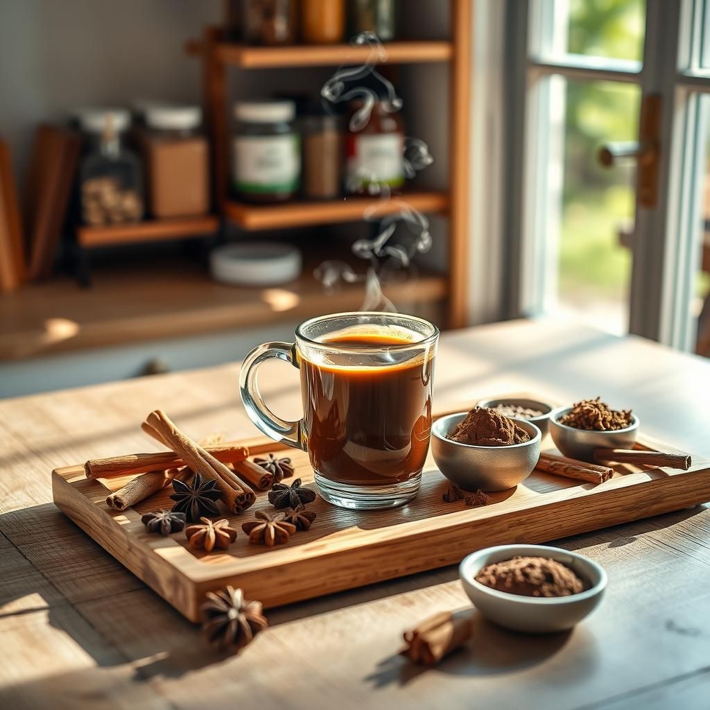 Aromatic Coffee and Spices