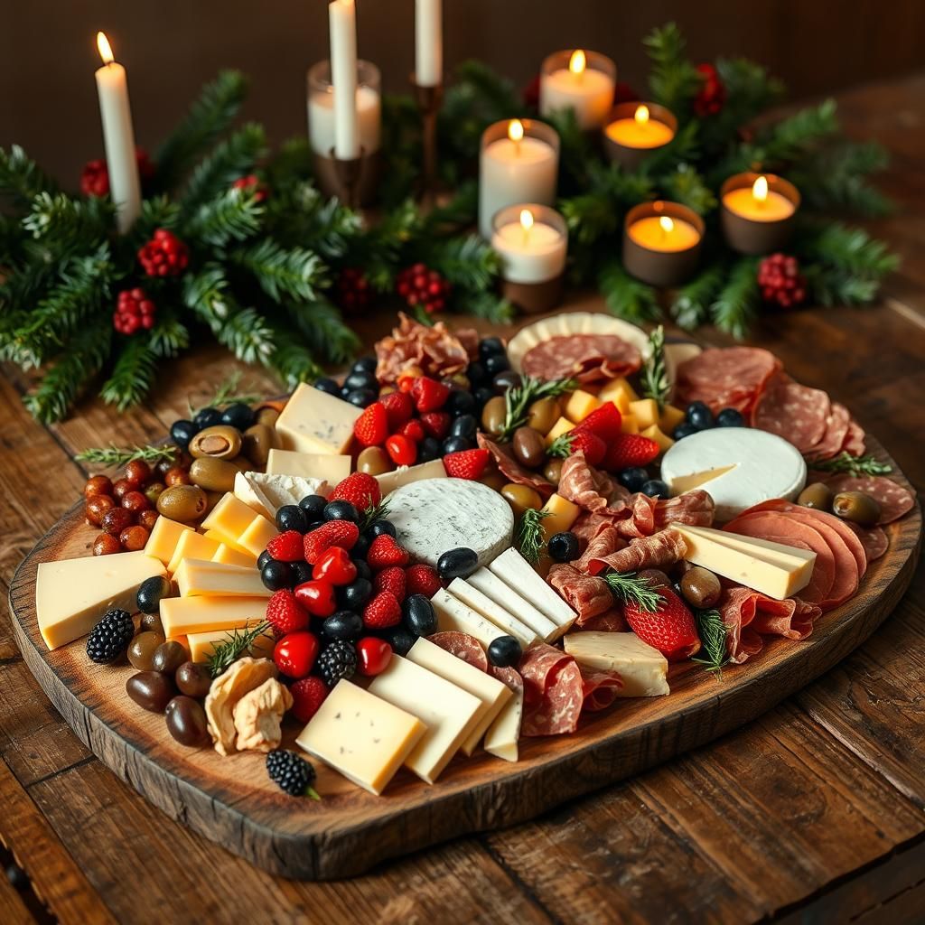 Artful Display of Keto Charcuterie Board