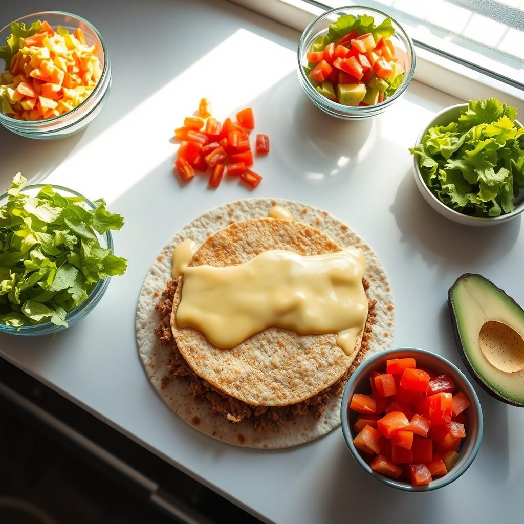 Assembling the Crunchwrap
