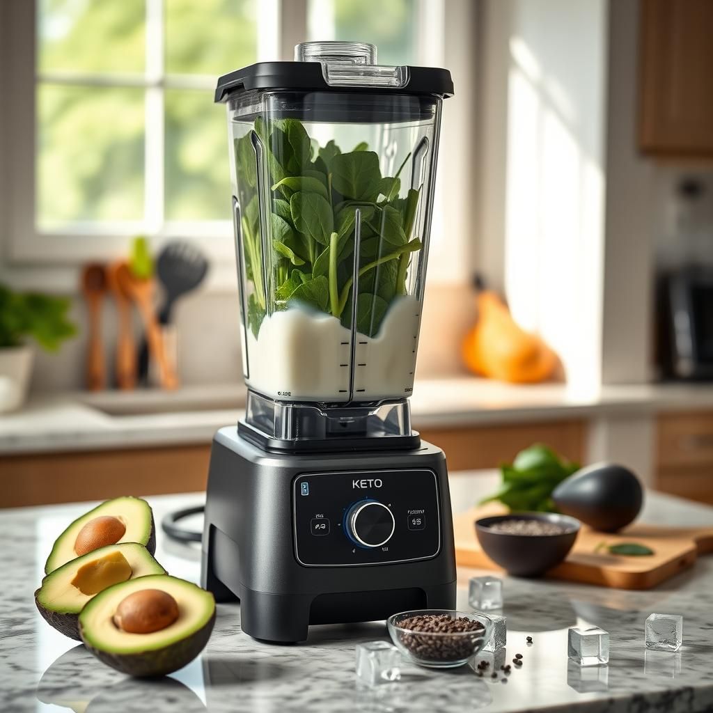 Avocado Spinach Smoothie Blend - Cooking process photo