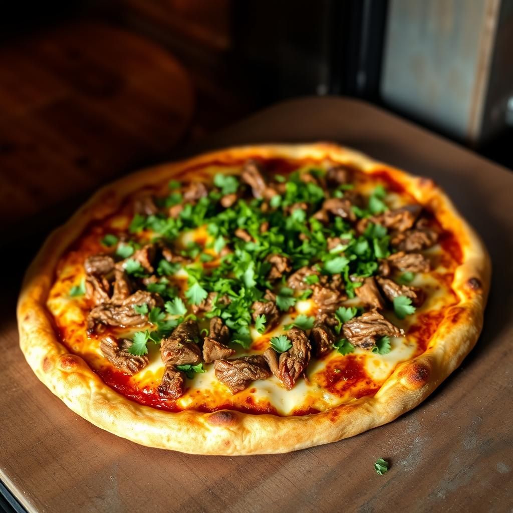 Baked Keto BBQ Pulled Pork Pizza