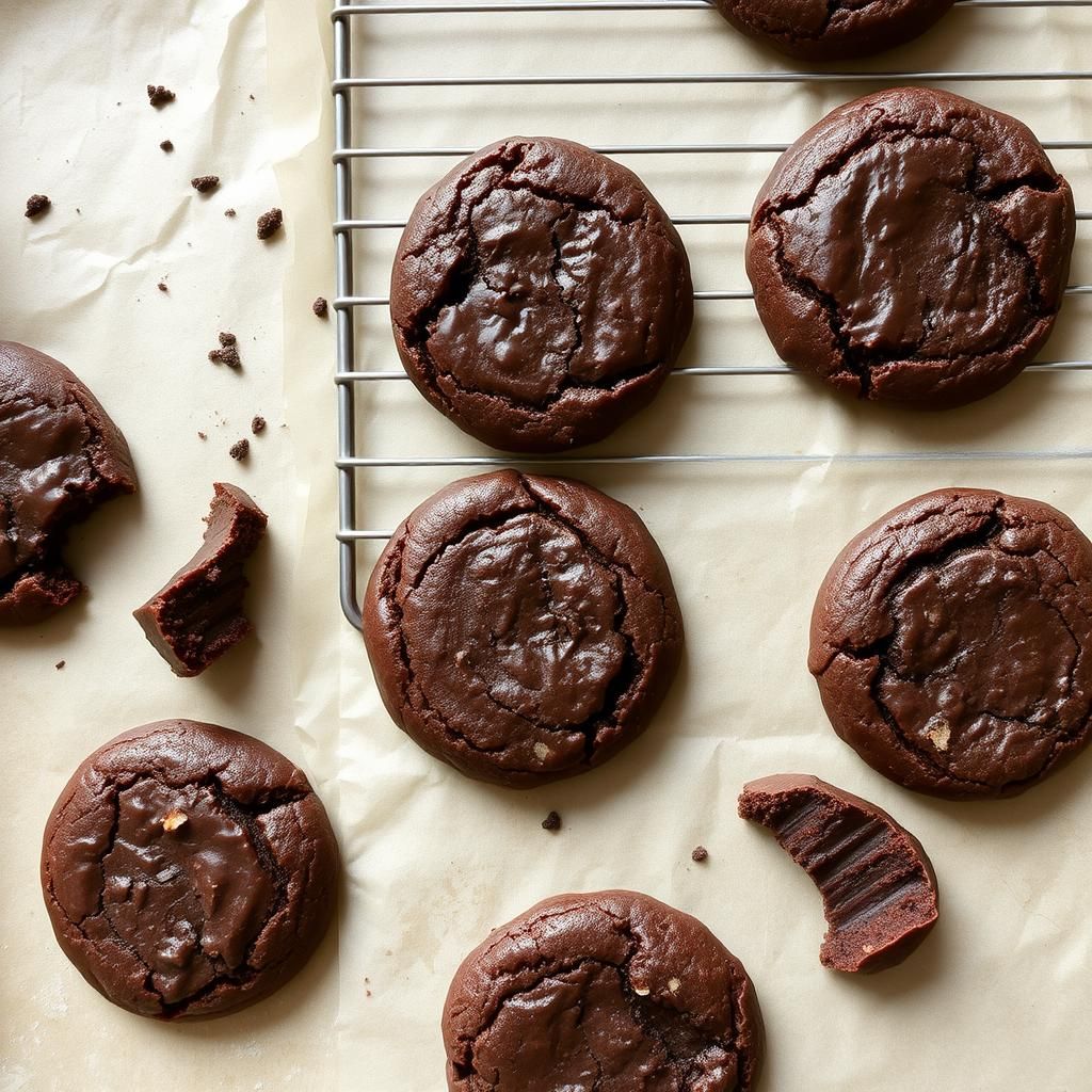 Baked Keto Cookies Cooling