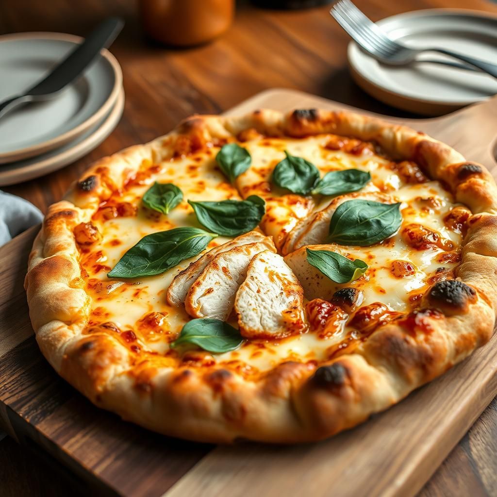 Baked Keto Pizza Close Up