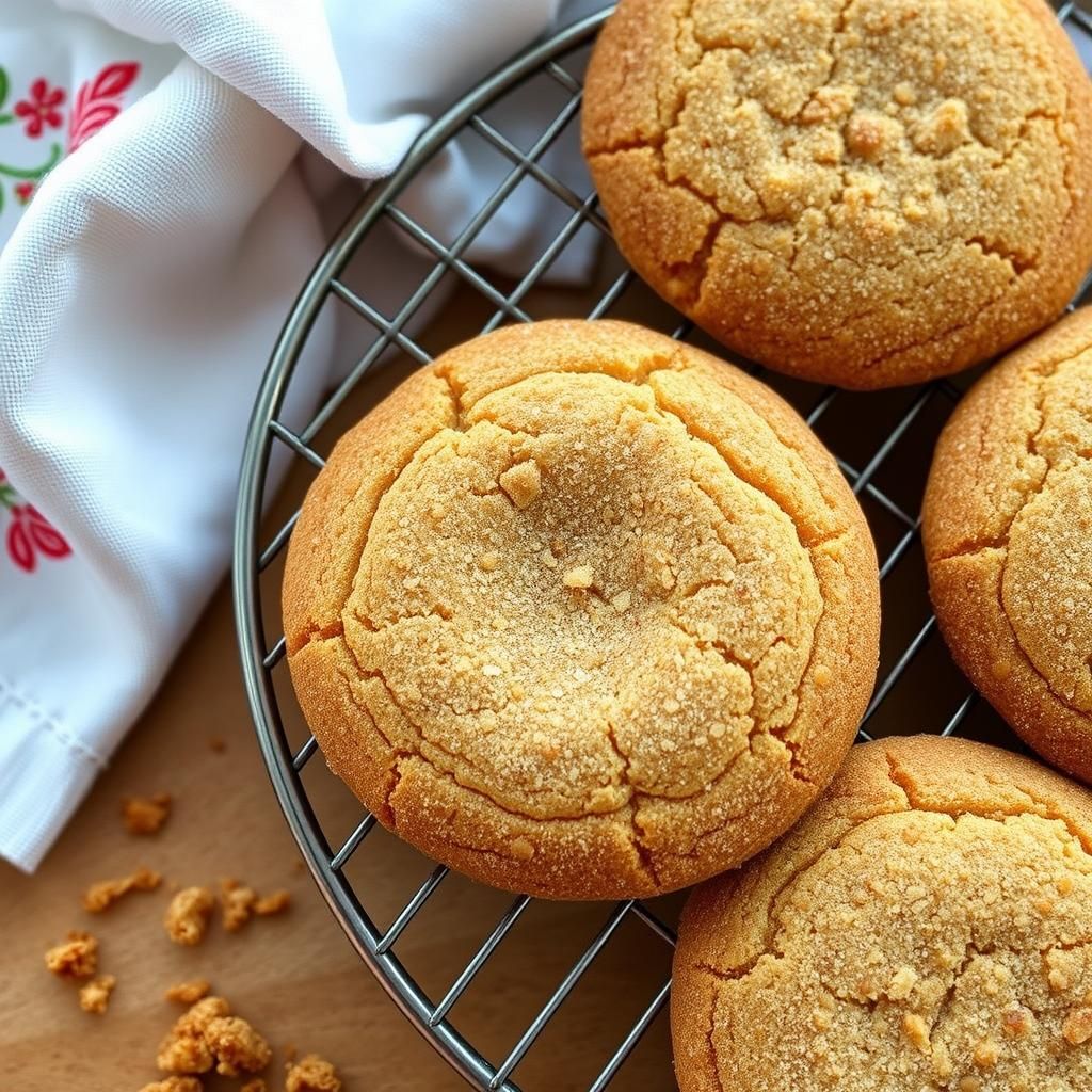 Baked Keto Snickerdoodles Cooling