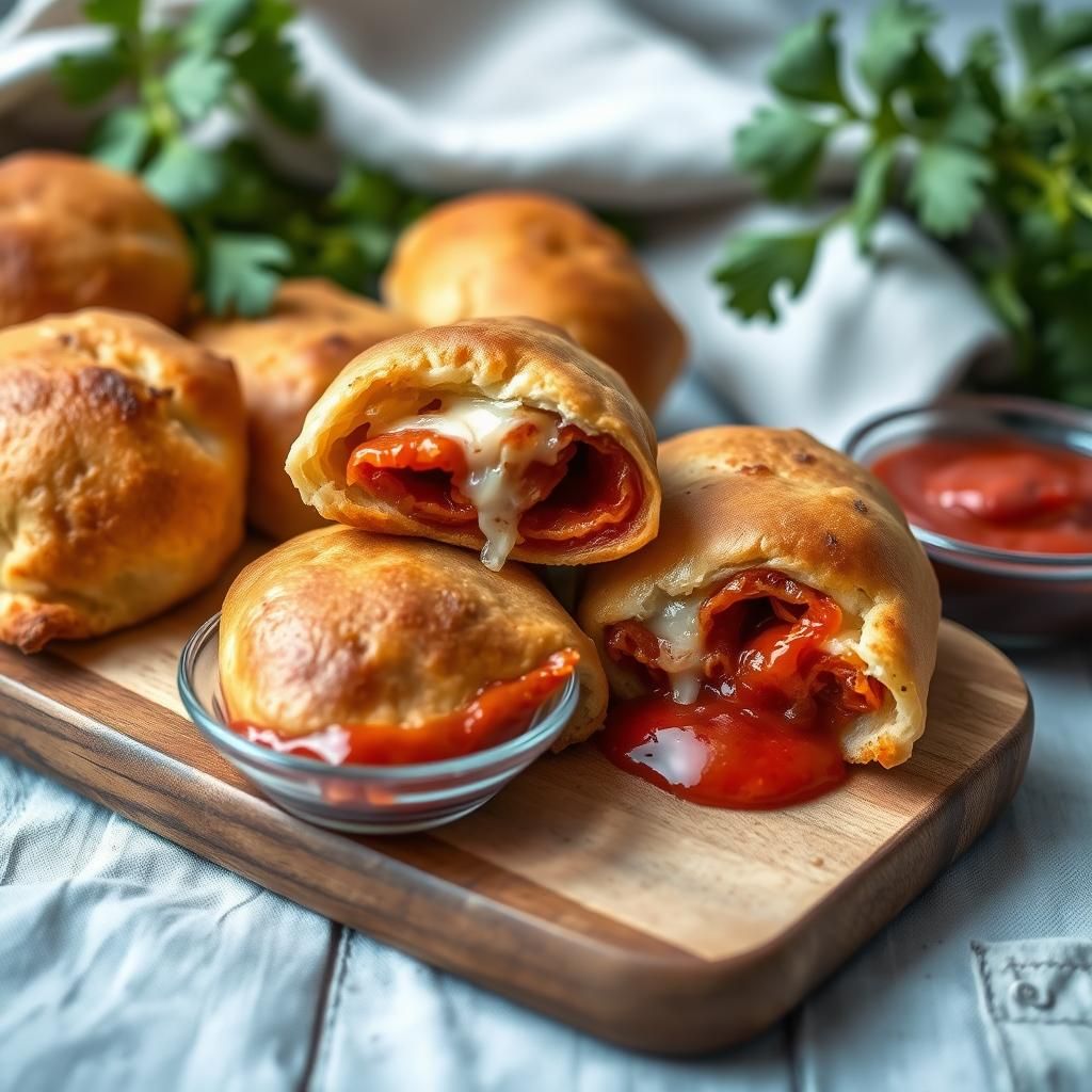 Baked Low-Carb Pizza Rolls