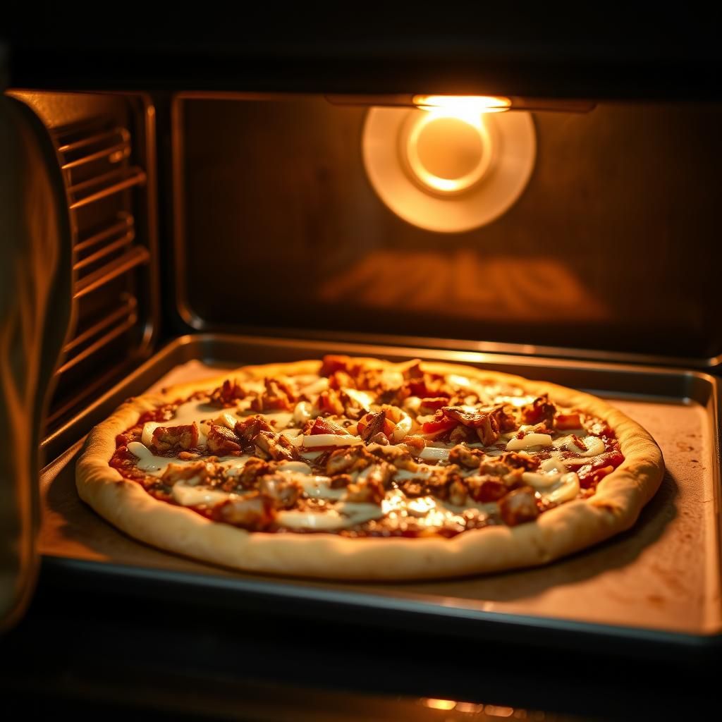 Baking the Assembled Pizza