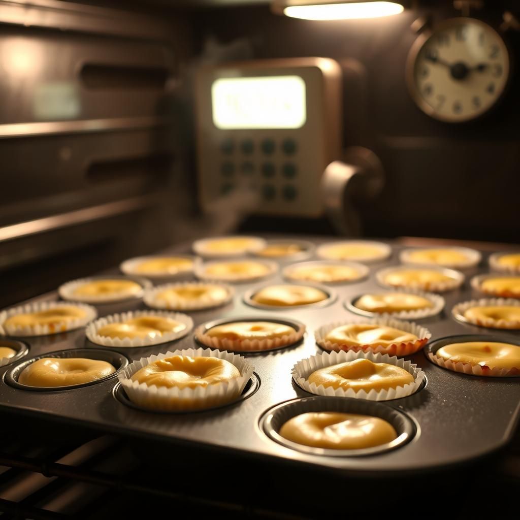 Baking the Lemon Cheesecakes