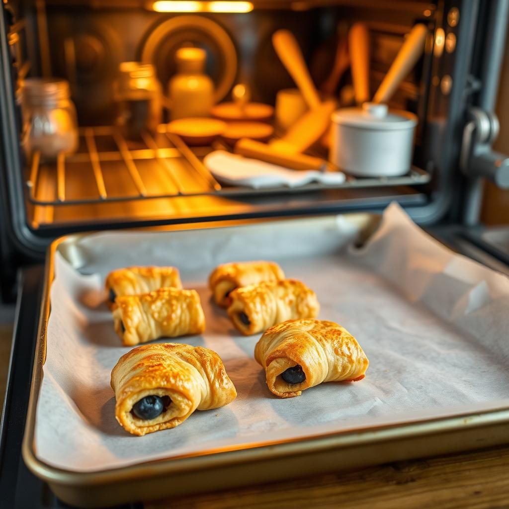 Baking the Roll-Ups