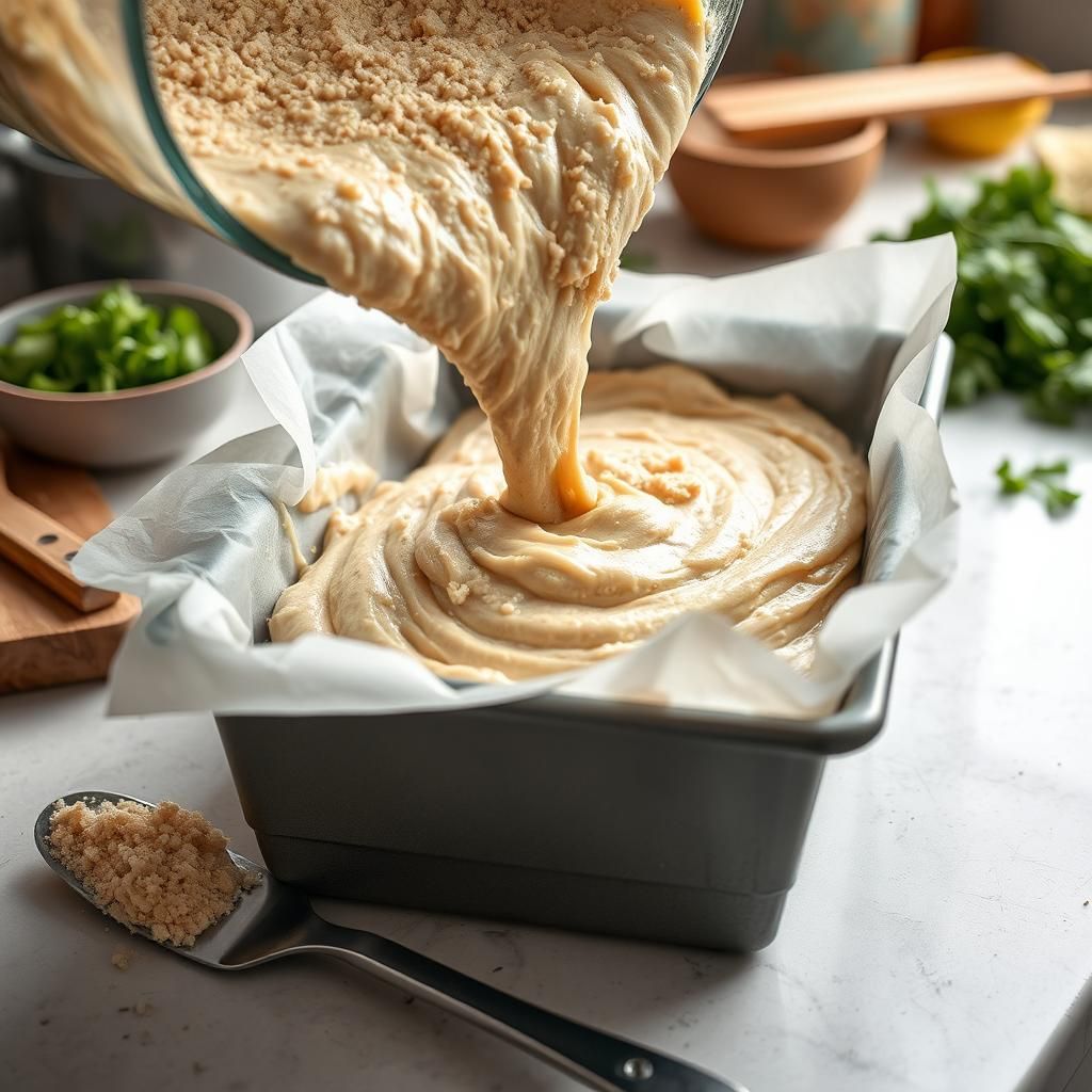 Batter in Loaf Pan