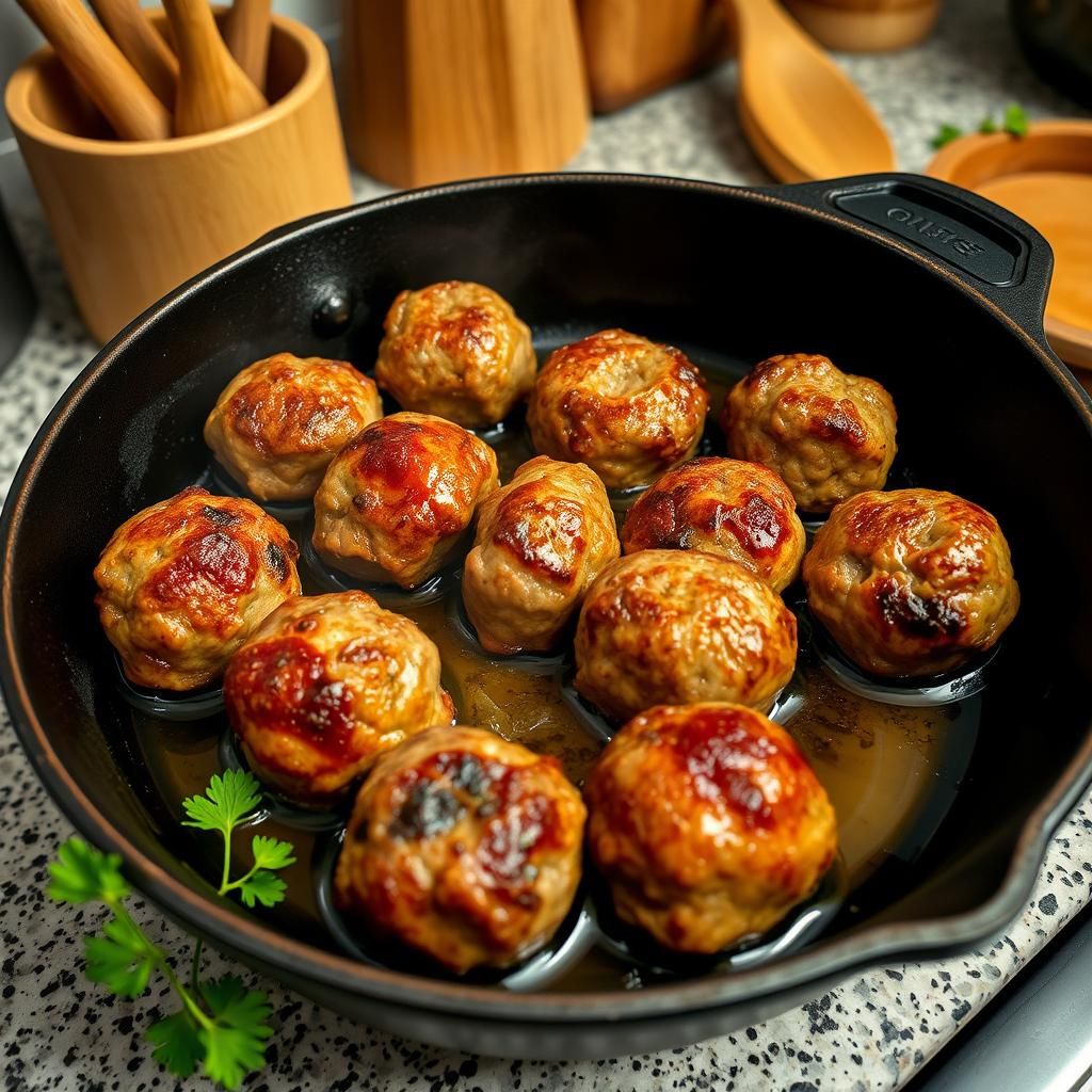 Browning the Meatballs