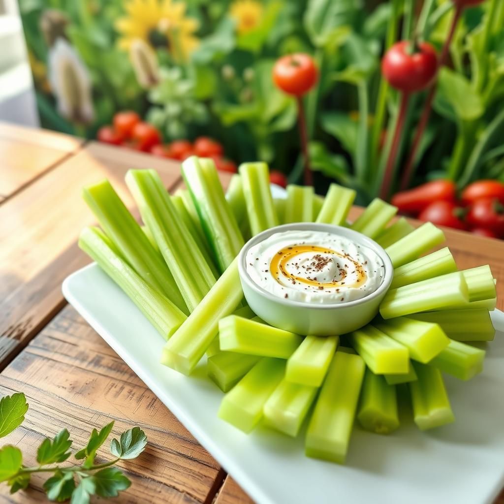 Celery and Cream Cheese Delight - Final dish photo (Celery with Cream Cheese)