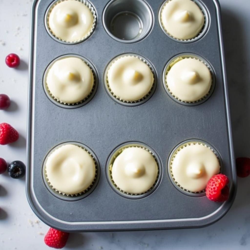 Cheesecake Bites Assembling