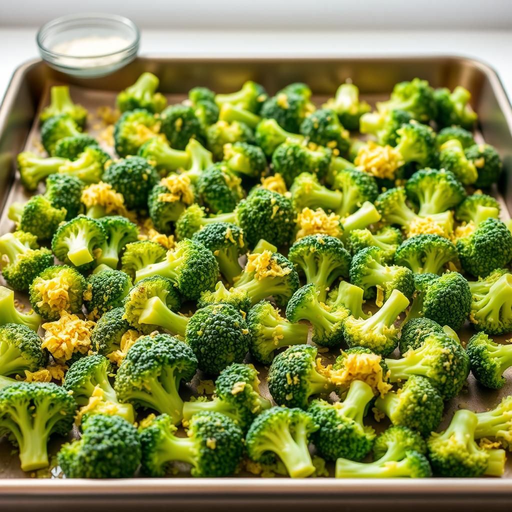Cheesy Broccoli Side Dish Ready for Baking