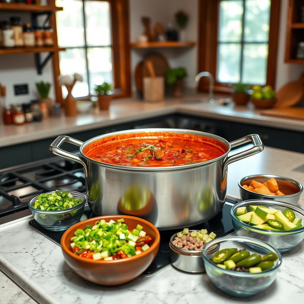 Chili Creation - Cooking process photo