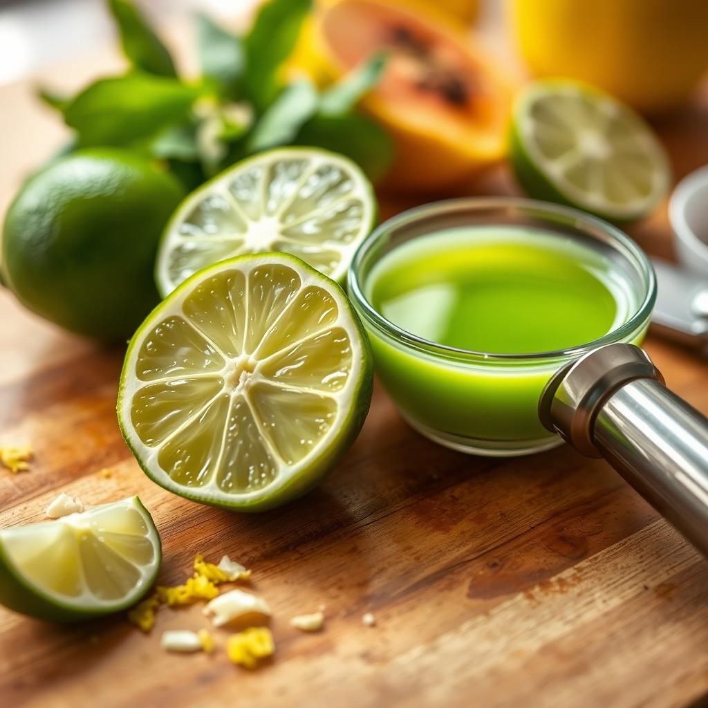 Citrusy Lime Juice Preparation