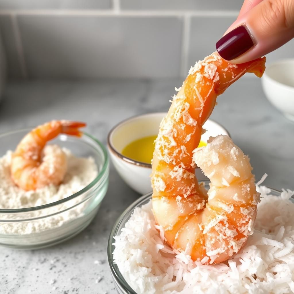 Breading the Shrimp