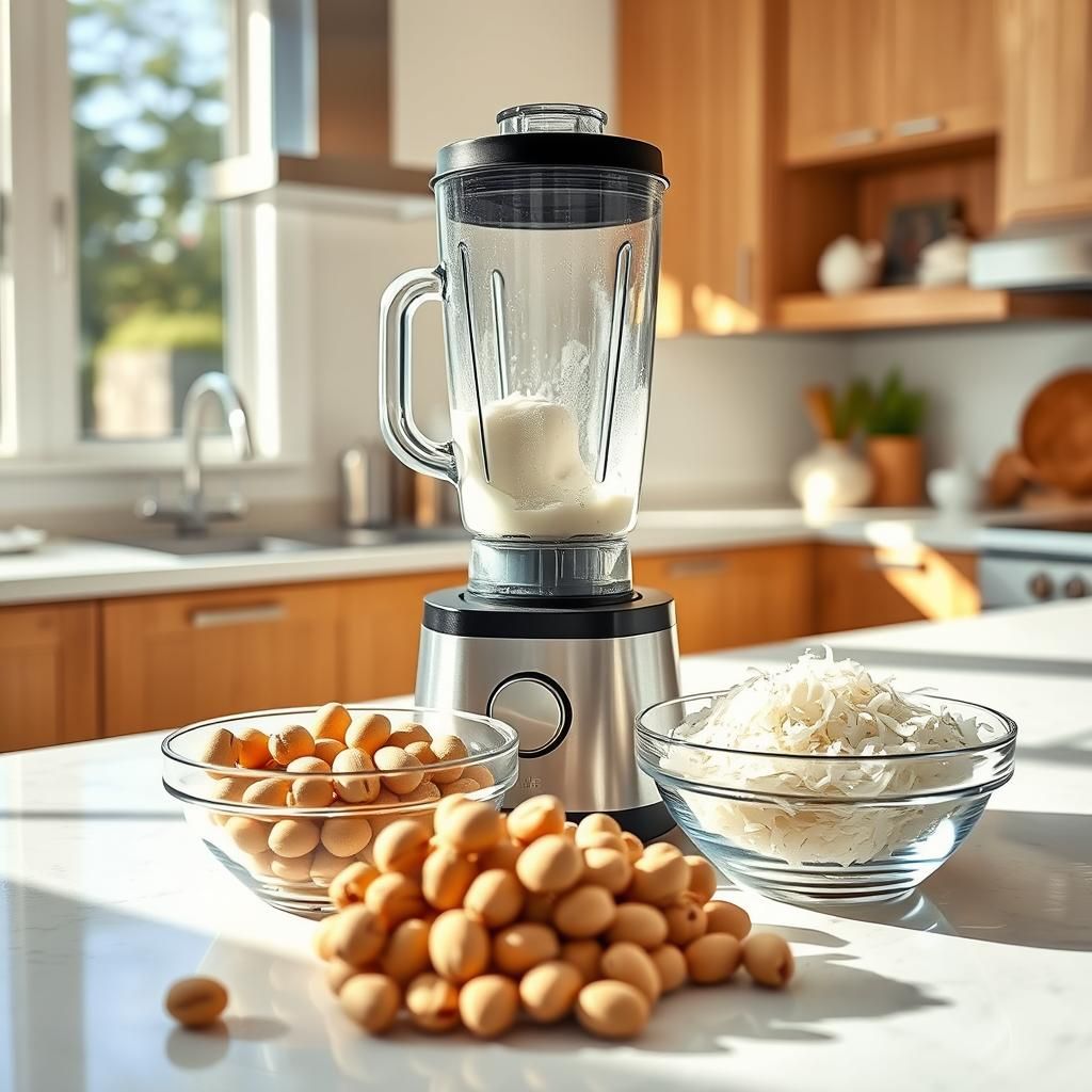 Coconut Macadamia Nut Shake Creation