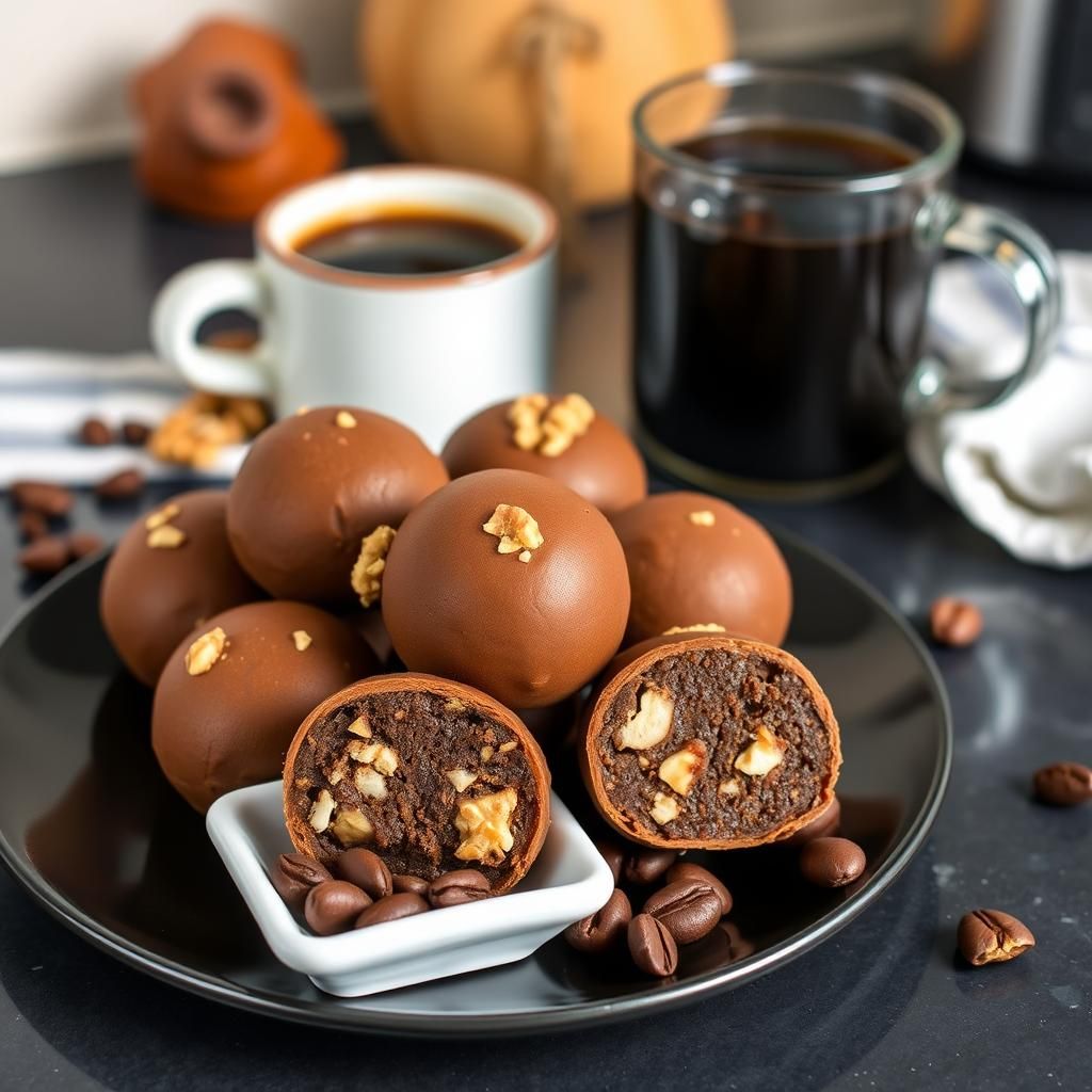 Coffee & Walnut Fat Bombs