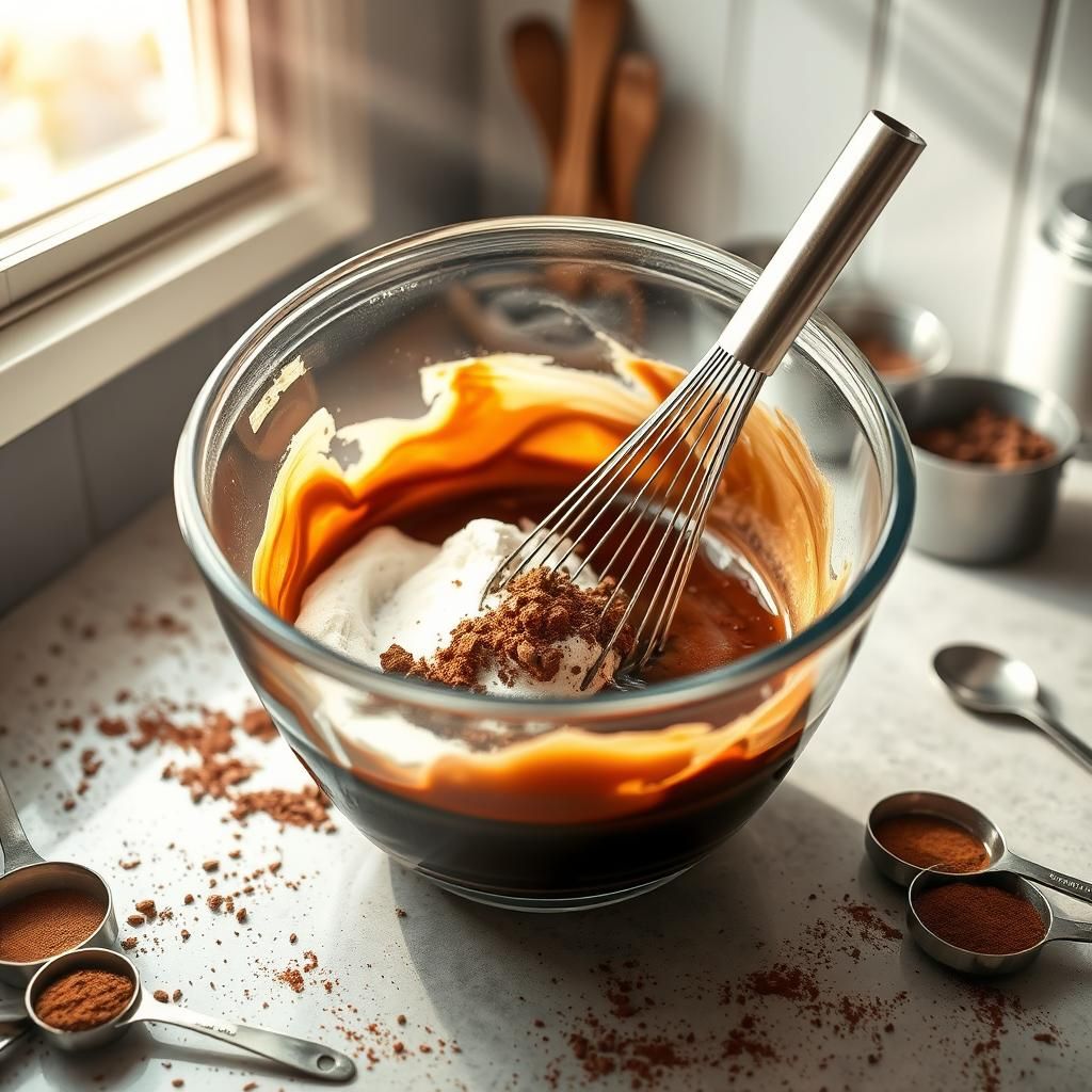 Coffee Fat Bombs Mixing Action