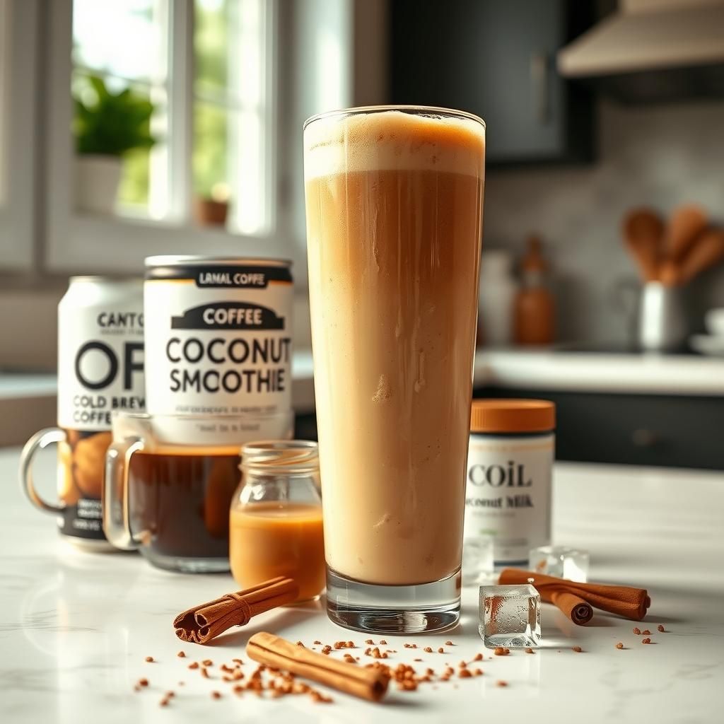 Coffee Kickstart Keto Smoothie Scene - Final dish photo
