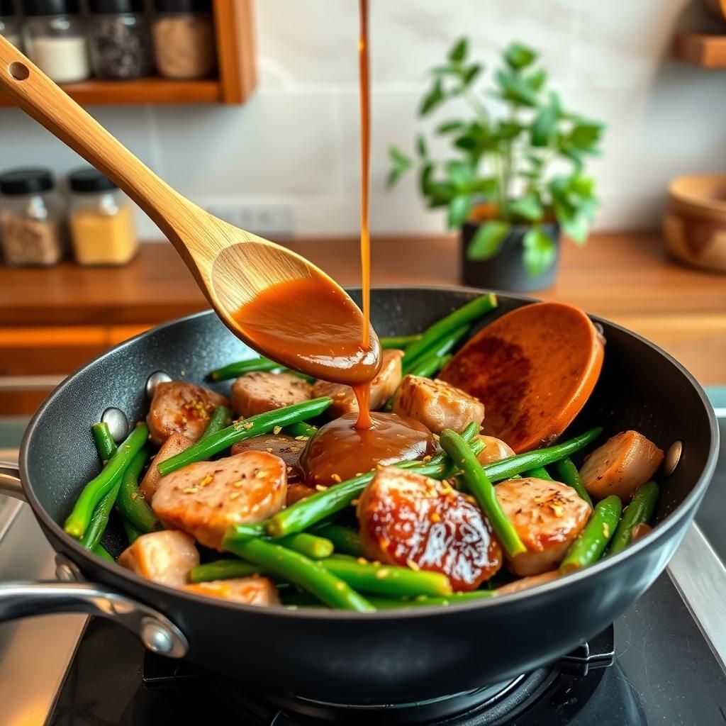 Combining Pork and Green Beans