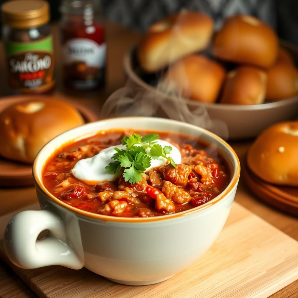 Comforting Chili Bowl Final Dish