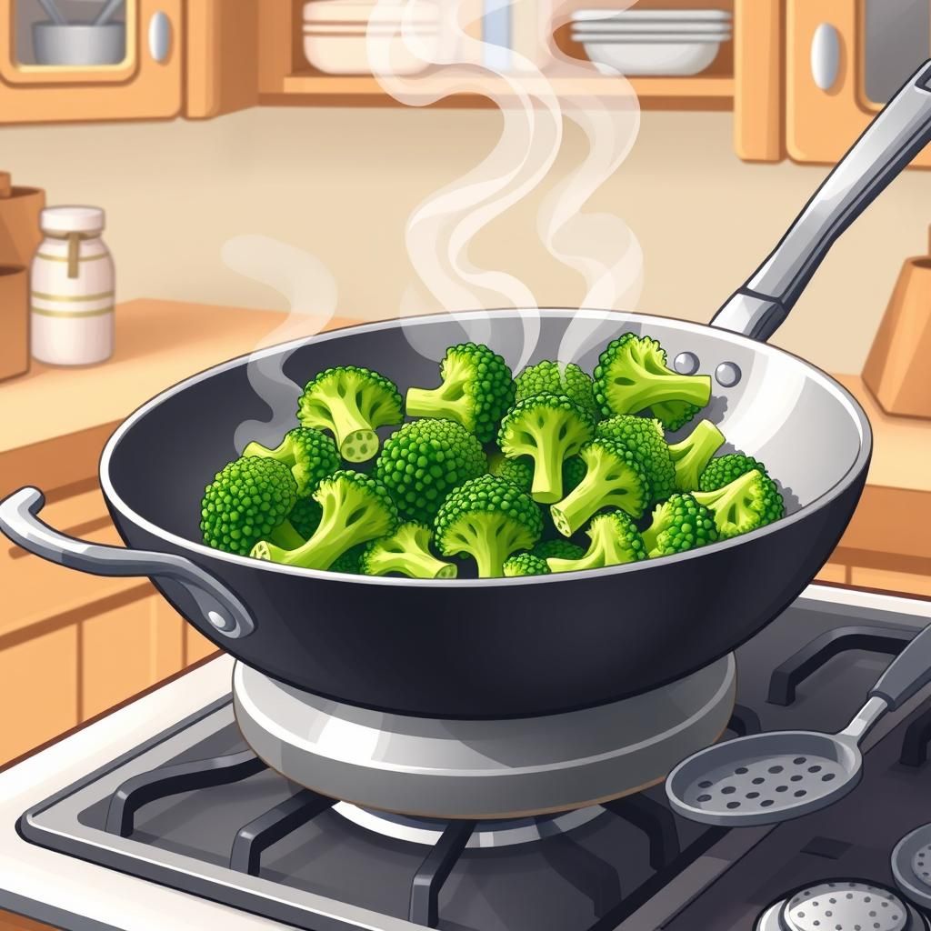 Cooking Broccoli