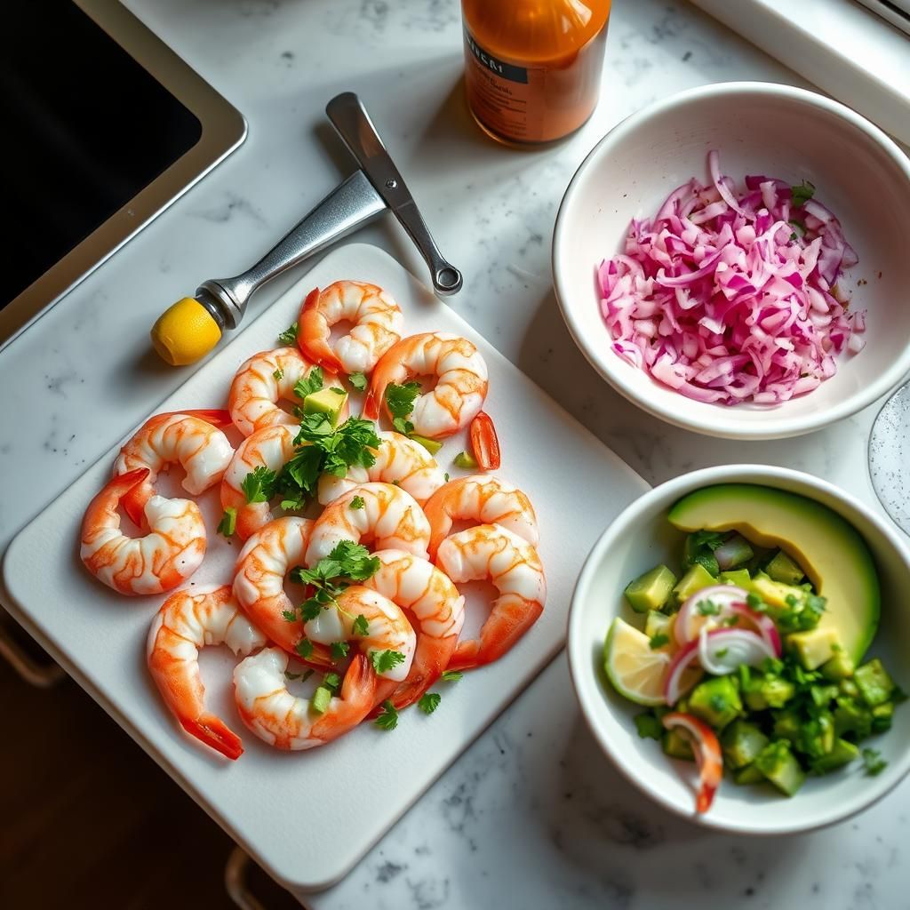 Cooking Shrimp for Salad