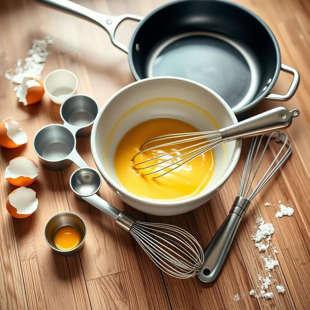 Cooking Tools Laid Out