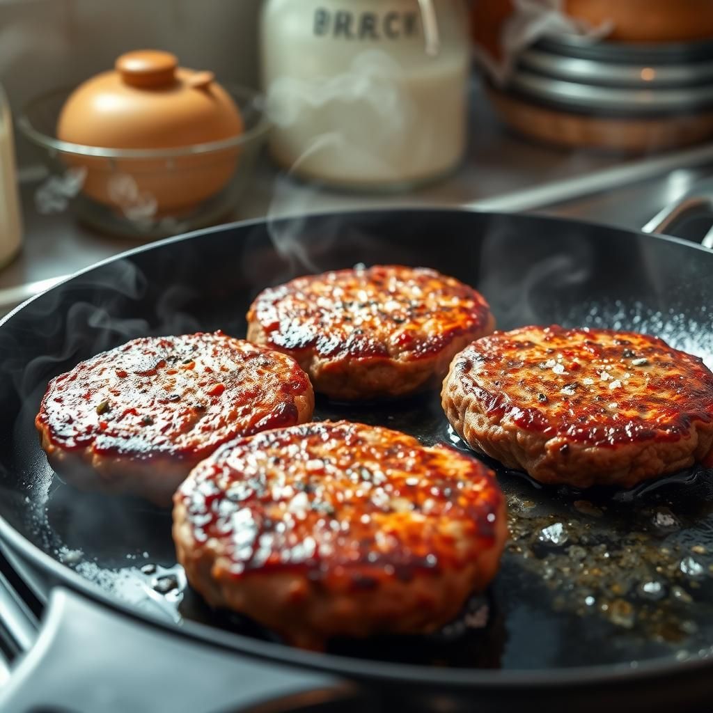 Cooking the Burgers