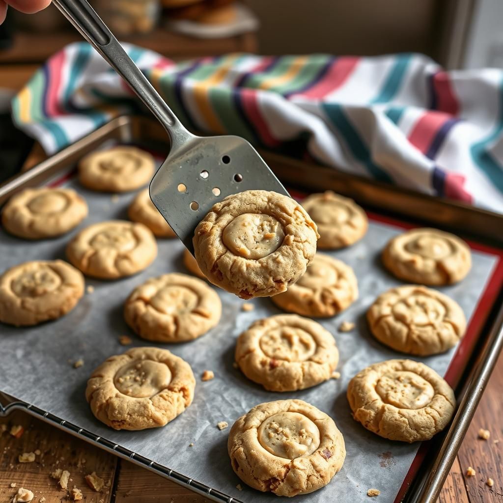 Cooling the Freshly Baked Cookies