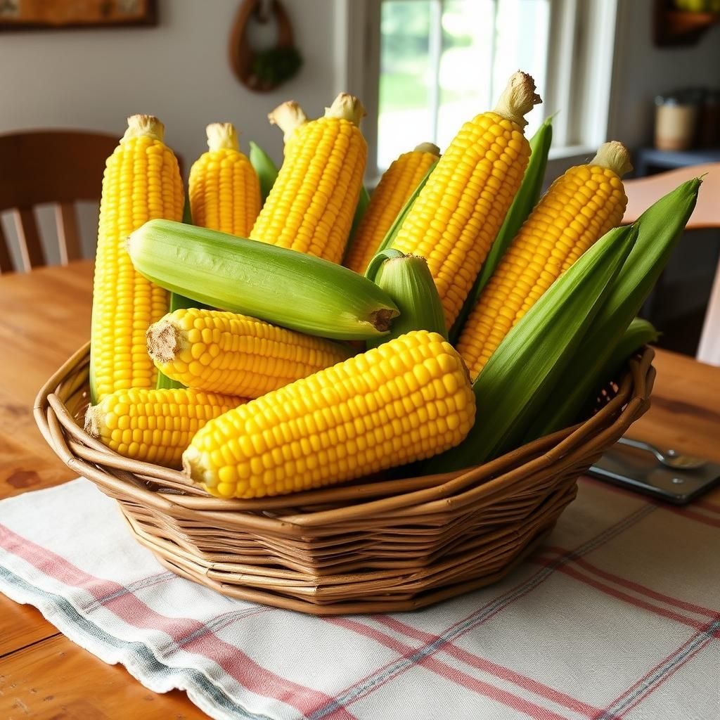 Corn on the Cob Display