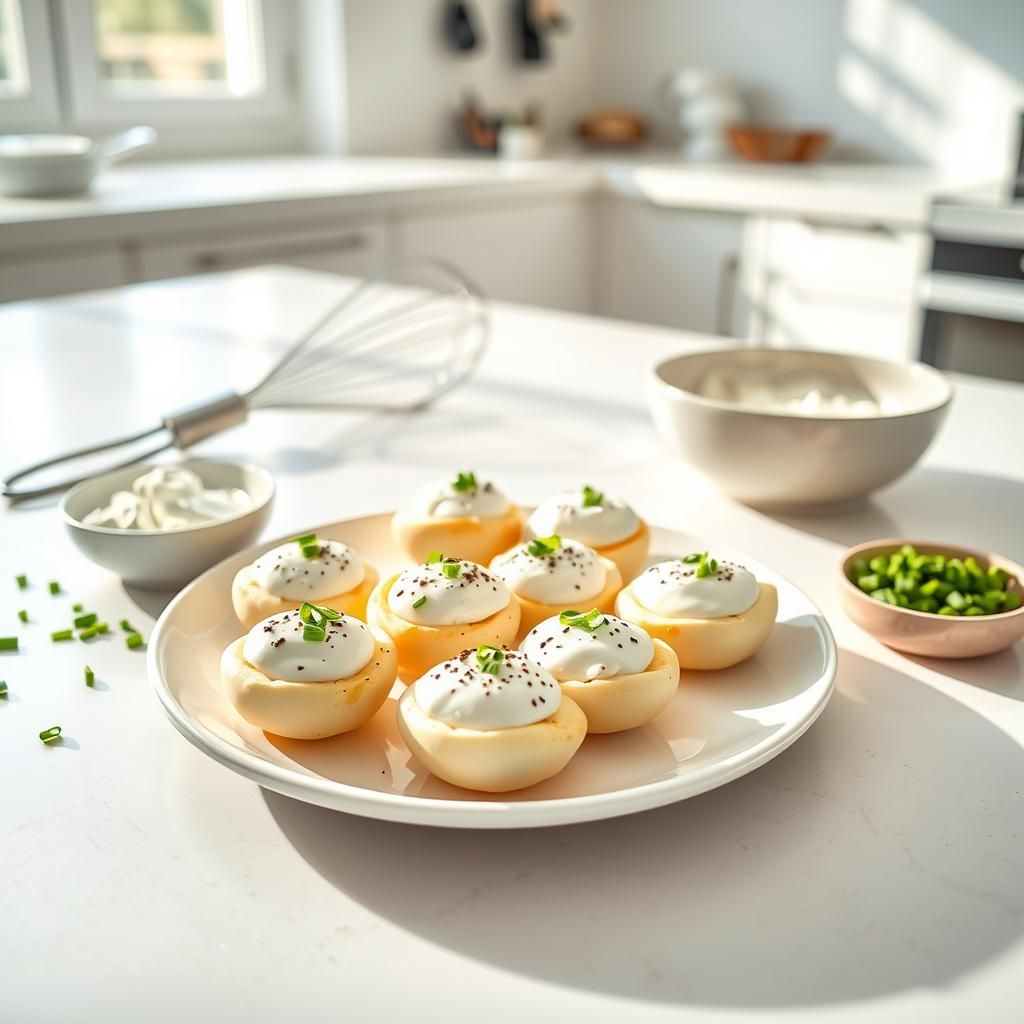 Cottage Cheese & Chive Egg Bites - Final dish photo