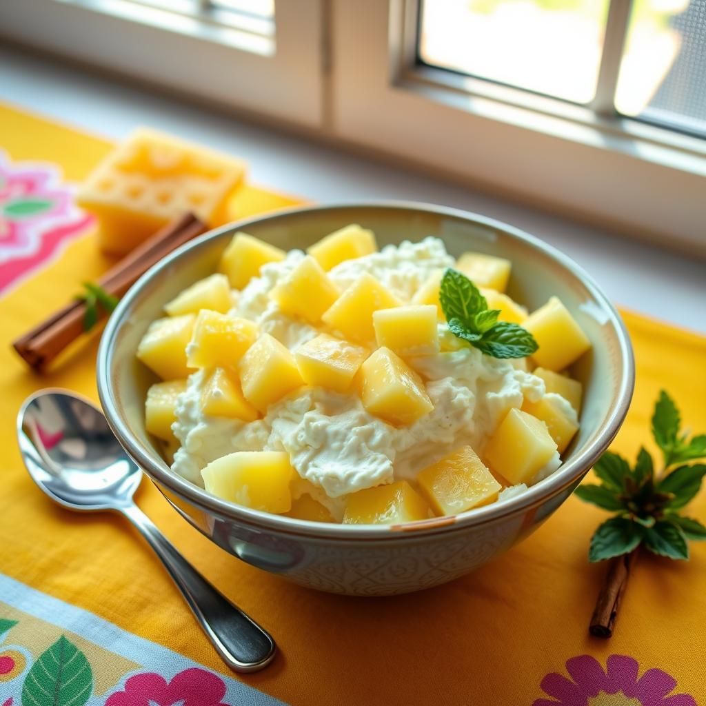 Cottage Cheese with Pineapple