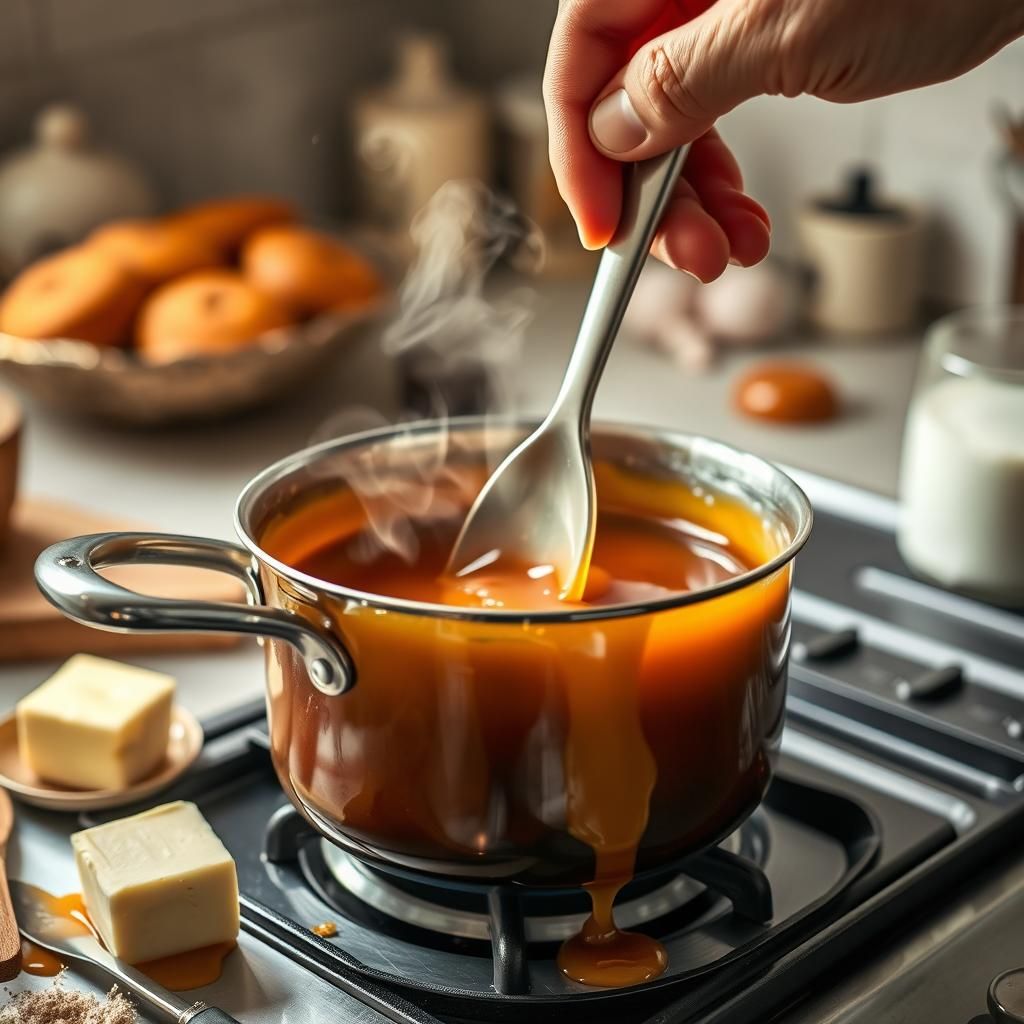 Crafting the Caramel Sauce