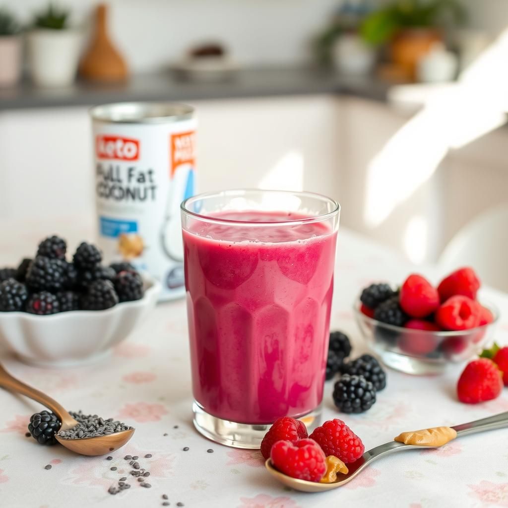 Creamy Coconut Berry Delight - Final dish photo