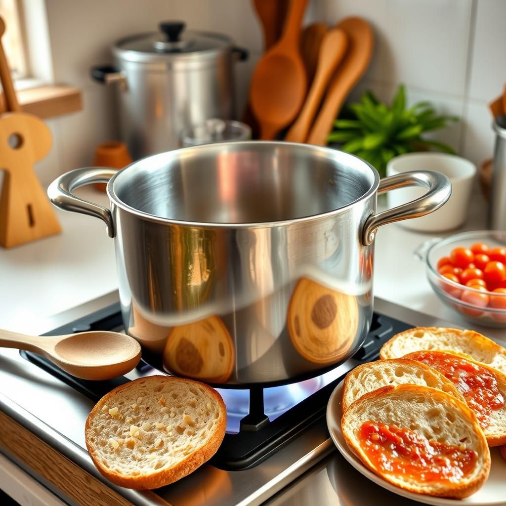 Creamy Tomato Soup Preparation