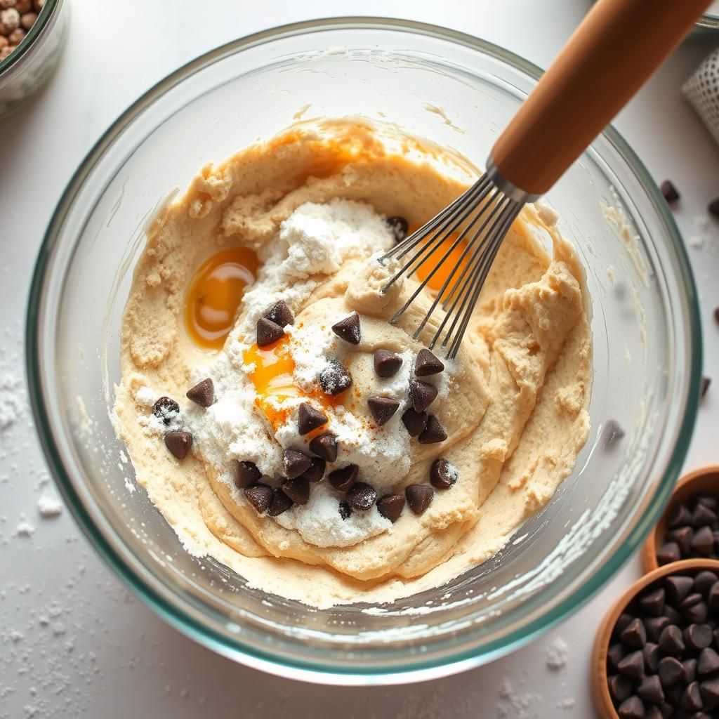 Mixing Cookie Dough