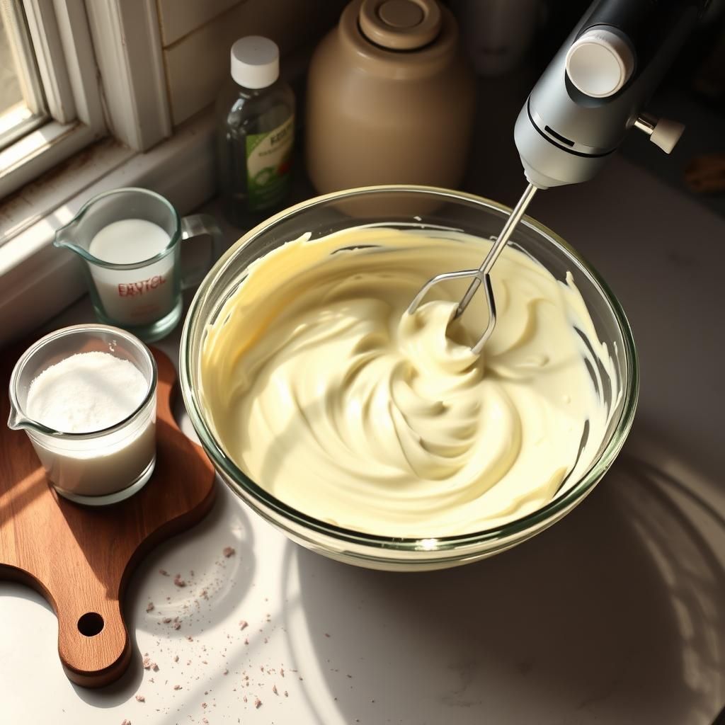 Creating the Creamy Filling