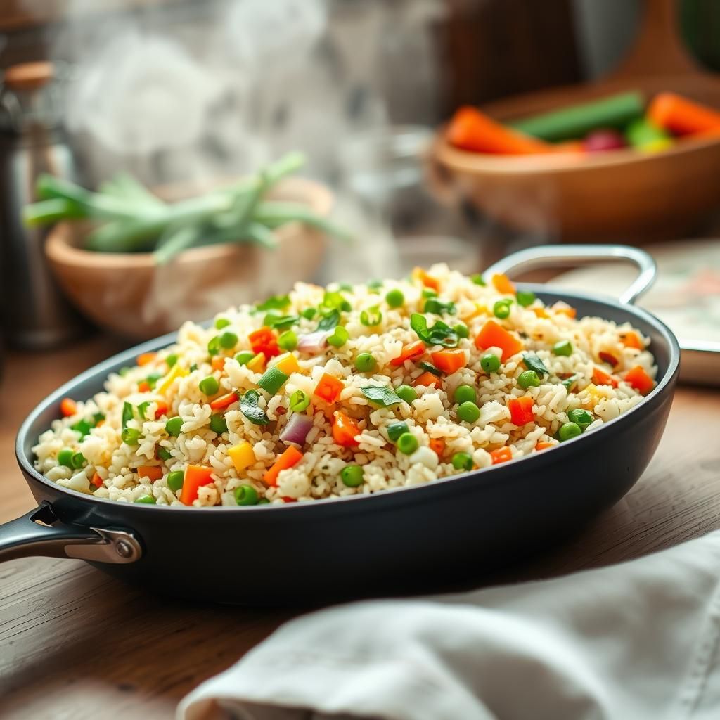 Delectable Cauliflower Fried Rice
