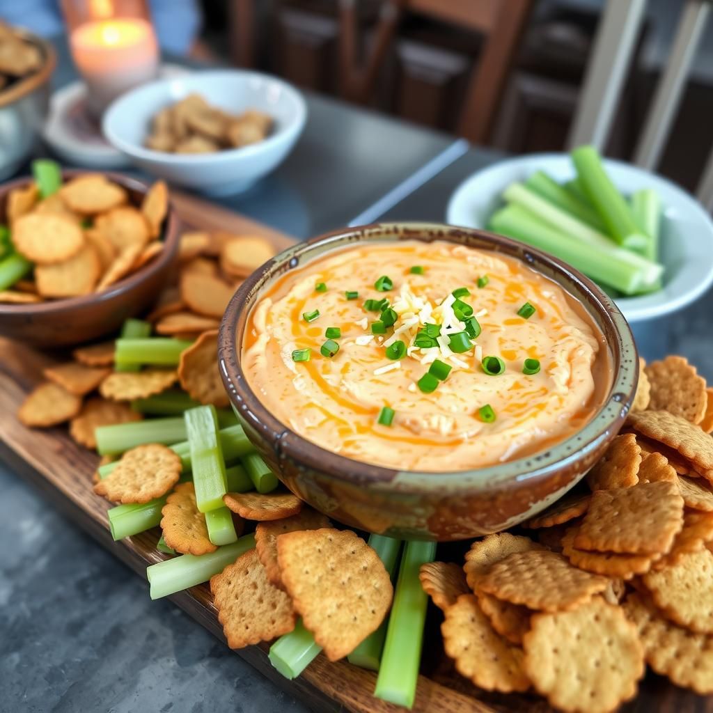 Keto Buffalo Chicken Dip