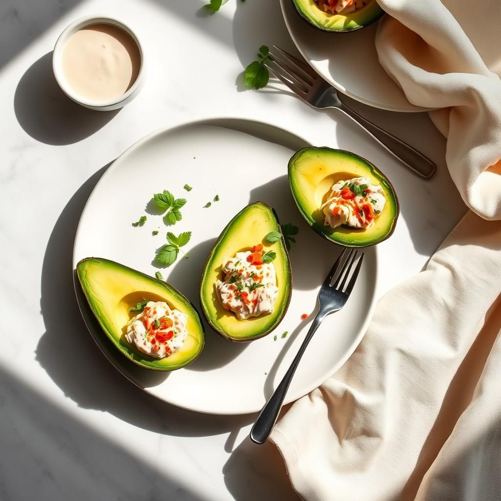 Deliciously Stuffed Avocados