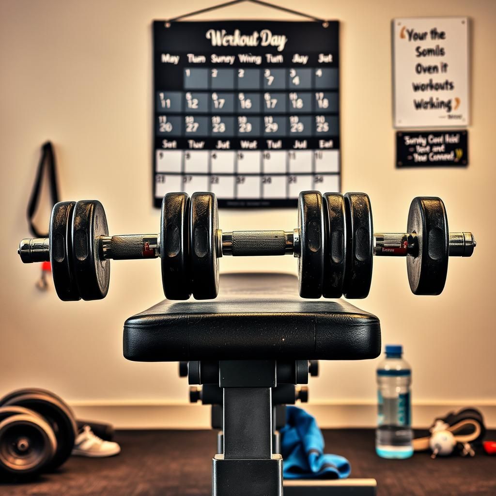Dumbbell Chest Press Action