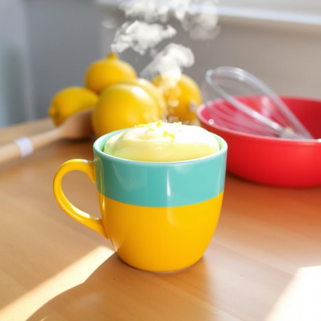 Easy Keto Lemon Mug Cake