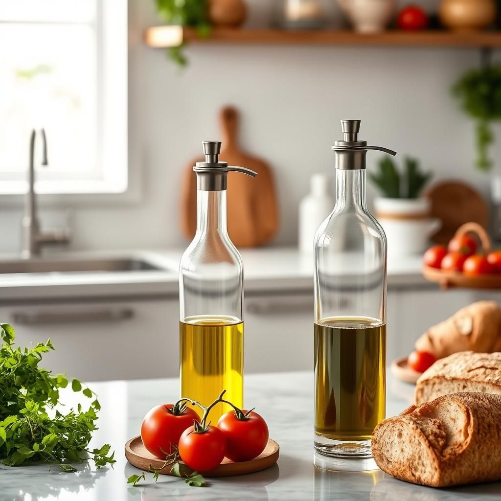 Olive Oil and Vinegar Dispenser Set