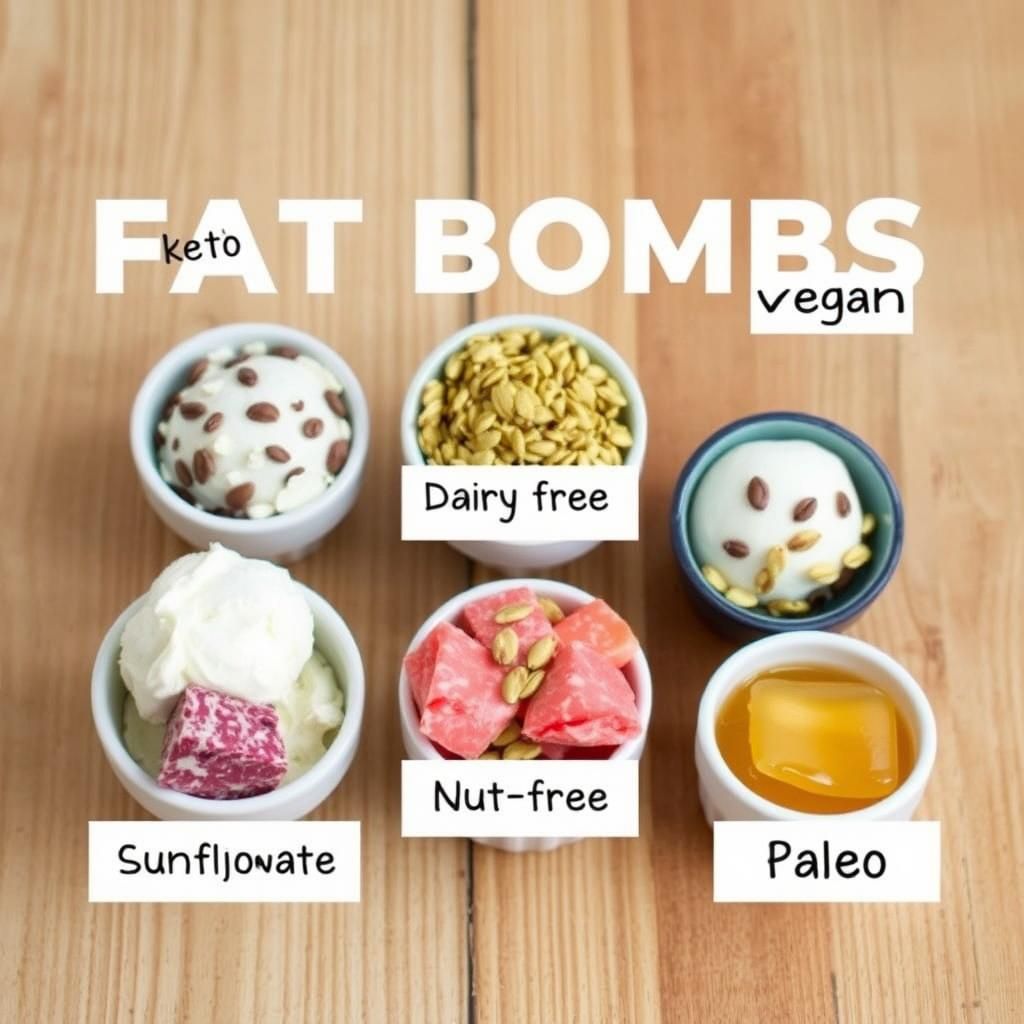 Fat Bombs for Different Dietary Needs